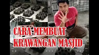 Cara membuat Grc Beton krawangan untuk masjid