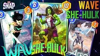 Wave She-Hulk Aero | Counter meta decks with this busted deck! | Marvel Snap
