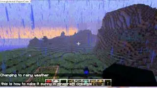 How to Minecraft Episode #21  How to make The Weather Sunny in Minecraft Creative!