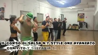 SALSA New York Style on2 - Vito e Stefania advanced class 2013