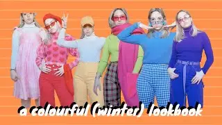 a colourful (winter) lookbook