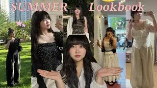 [Lookbook vlog] ☀️The Summer Lookbook is back(?) in size 77☀️ | A summer lookbook for fall...ㅎ | ...