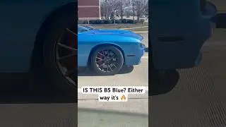 SPOTTED B5 Blue Challenger🔥⁉️ #blue #challenger #mopar #dodge #fypage #spotted #carspotting