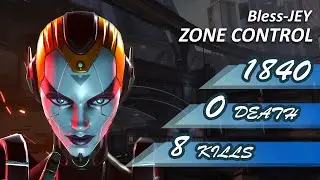 ZC  |  Score: 1840  |  Death: 0  |  Kills: 8  |  Top 1  |  Sara  |  Shadowgun War Games