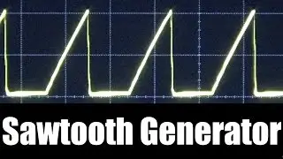 Sawtooth Wave Generator - Using NPN Transistor and Capacitor