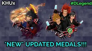 KHUx - SN++ Roxas & Pals AND SN++ HD Vanitas get updated!! | Upgrades for old medals!
