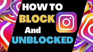 how to block unblock instagram//instagram account ko block keise kare(BLOCKED & UNBLOCKED)
