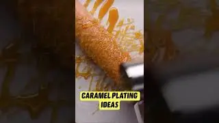 Caramel plating ideas | #shorts | #trending | #youtubeshorts | Easyomatic cuisine