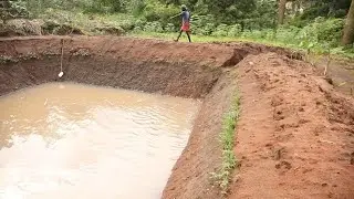 We Found Water in Our Earthen Pond | Natural Spring Discovery on Our Farm