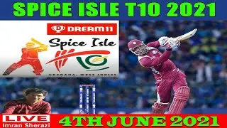 Live NW v BLB | Nutmeg Warriors v Bay Leaf Blasters |  Dream11 Spice Isle T10 2021 Live