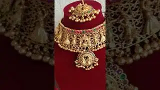 Beautiful Statement choker set #bridalcollection #southindiajewellery #weddingcollection #jewellery