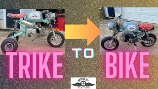 Monkey Trike to Bike conversion.