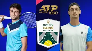 Vukic Vs Atmane | ATP Rolex Paris Masters 2025 LIVE | Live Score & Match Updates