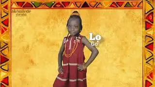 Action Words In Yoruba language-Children Lesson 3