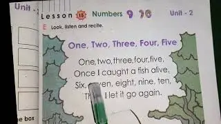 Class 1 | Rhyme | One Two Three Four Five | English to Bangla