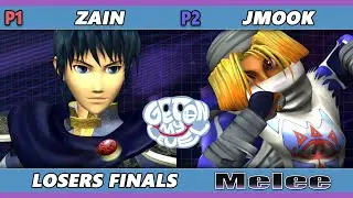 GOML 2022 Losers Finals  - Zain (Marth) Vs. Jmook (Sheik) SSBM Melee Tournament