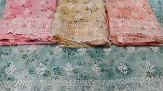 ओर्गेन्जा। नये डिजाइनर सूट🌹Innaya  Brand by Liza#trending #9812518730