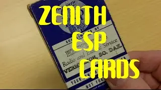ESP Cards - Rare Zenith Zener Cards (Extra Sensory Perception)