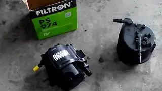 FORD FUSION 1.4TDCI HOW TO CHANGE FUEL FILTER