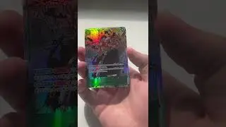 Roronoa Zoro (Parallel &ldquo;Manga&rdquo;) - OP06 - Texture and Holo Showcase #optcg #onepiece #shorts