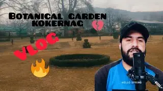 Kokernag Park in winter Season|Botanical garden kokernag.🥰#1000subscriber .vlog.