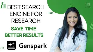 Best Search Engine for Research | Save time Better Results | Genspark AI | Research support AI Tool