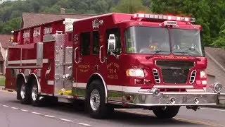 East Side Hose Co. #4 Tanker 21 & Archbald Hose Co. #1 Engine 21-1 Responding