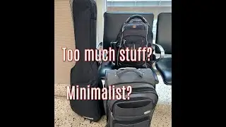 My Minimalist Travel Set Up. Get Rid of More? #minimalism #cheapliving #digitalnomad