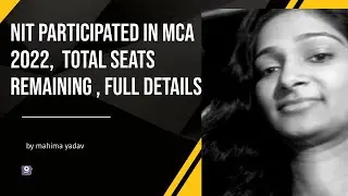 NIMCET 2022 | NIMCET Total Nit 2022 | NIMCET Seat Matrix 2022 | #nimcet2022