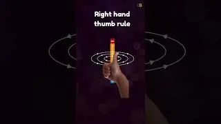 Right Hand Thumb Rule 👍 | Magnetic Field Direction | Class 10 CBSE #cbseboardexams