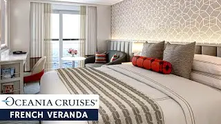 Oceania Vista | French Veranda Stateroom | Full Walkthrough Tour & Review 4K