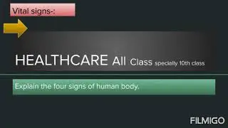 Healthcare class 10th vital signs human body explain in hindi 2020