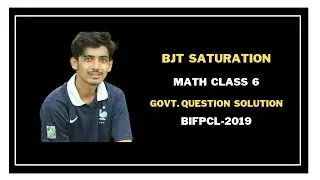 46. BJT Saturation Math Class 6 || BJT Transistor Bangla Tutorial