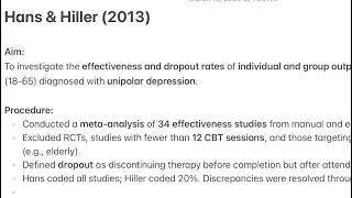 🐴 Hans & Hiller (2013) Study Fully Explained + 📄 Free Notes! | A-Level Psychology | Edexcel, AQA,