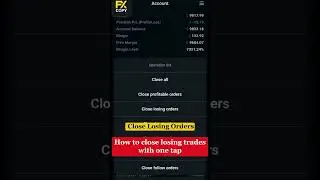 How to Close Losing Trades with One Click on Pocket FXCopy!