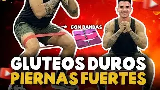 Tonifica Gl&uacute;teos y Piernas (15 Minutos) Rutina con Bandas de Resistencia