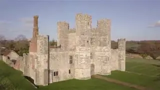 Titchfield Abbey Ruins by Drone 4k