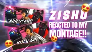 @Zishu Reacted to my MONTAGE!! *INSANE*  | wasabi plays | Valorant