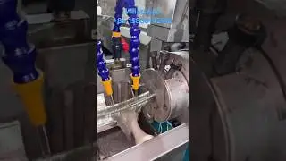 PVC steel wire reinforced hose production line customer factory real shot #machine #extruder