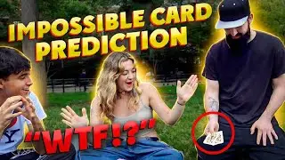 The BEST ACAAN CARD TRICK Street Magic! - The Grail by Mike Rose