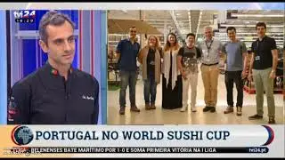 Chef Miguel B&eacute;rtolo em Directo TVI24 World Sushi cup