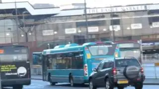 Buses in Derby Bus Station 17th November 2012