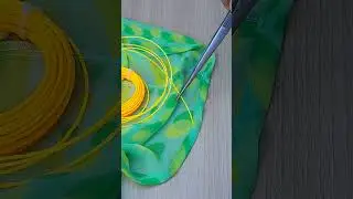 Making a Trimmer Line Curly Hem