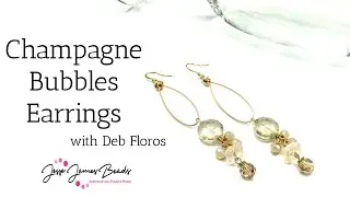 Make It At Walmart: Champagne Bubbles Earrings with Deb Floros
