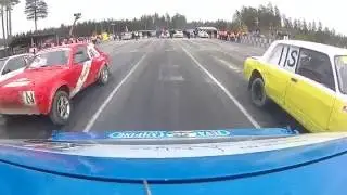 EVK-Liiga 2016 Lähtö 26 Semi - Team Avikainen. 1N - Jukka Turpeinen. Taakse.