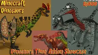 Dinosaurs Time Addon Showcase | Isle Sorna Dinosaurs Update | Minecraft Dinosaurs Ep800