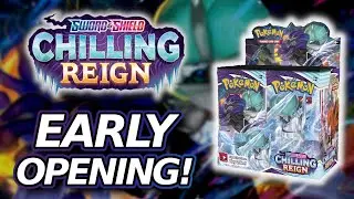 *NEW* POKEMON TCG - CHILLING REIGN | BOOSTER BOX EARLY OPENING!!!