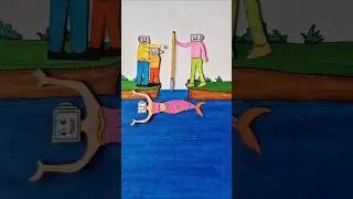 TV father's wrong decision spoil TV mermaid's life #shorts #drawing #xyzart #skibiditoilet