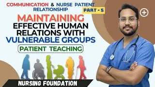 Maintaining Human Relation With Vulnerable groups | Nursing Foundation | UNIT 4 | Part 5 | Hindi