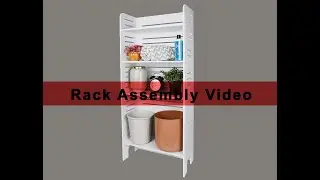 Washing Machine Side Storage Shelf in PVC Waterproof Board